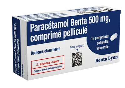 Paracétamol Benta 500 mg
