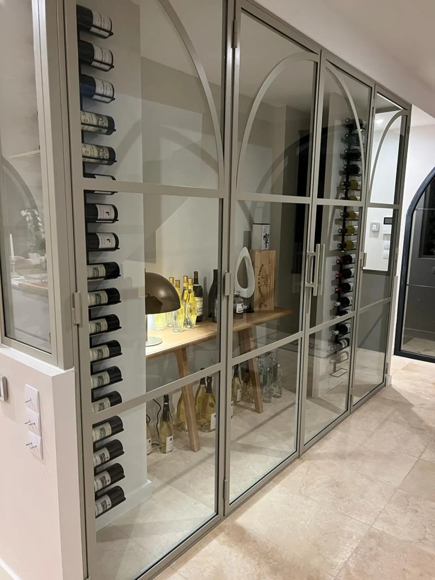 Cave à vin sur-mesure réalisé sur Celony à côté d'Aix en Provence