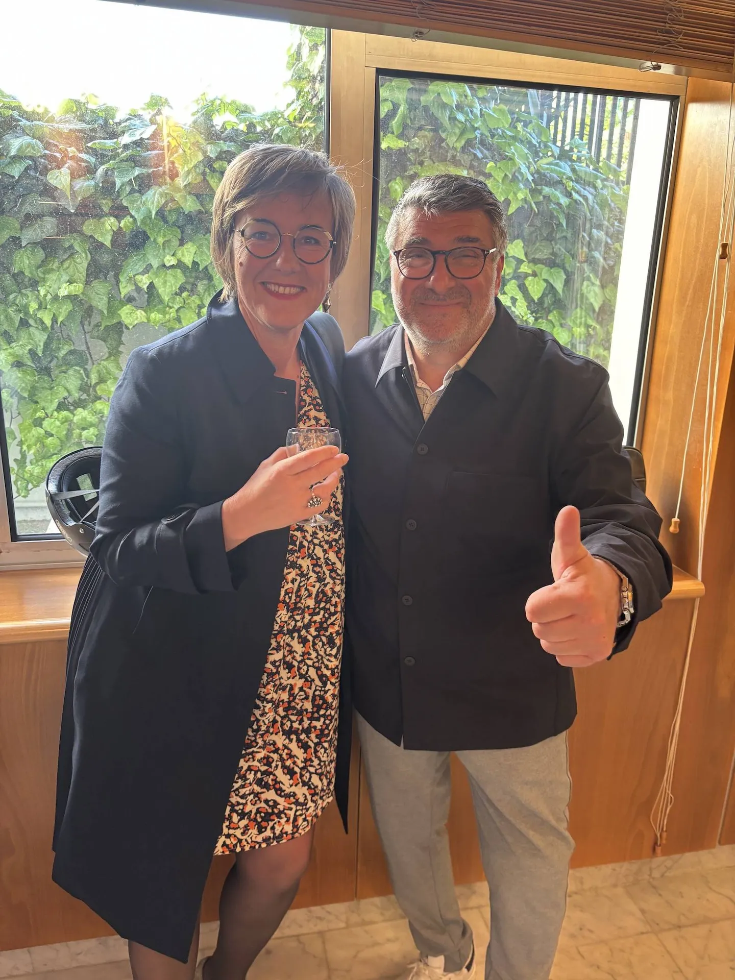 Cécile Ménard et Marc Chrznosvski