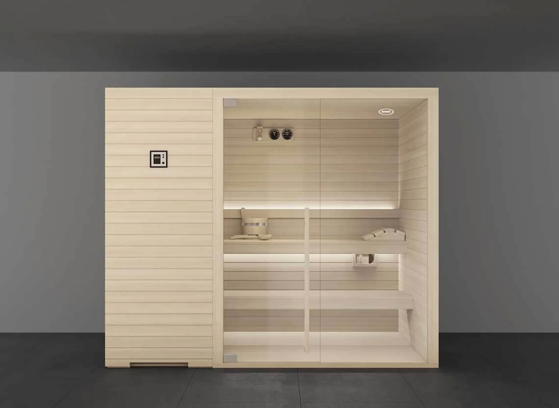 Sauna 8 places Mood XL : la chaleur finlandaise haut de gamme