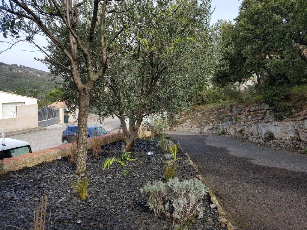 Lit de paillettes d'ardoise