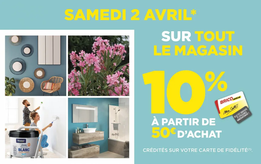 Opération carte de fidélité les 2 et 3 avril