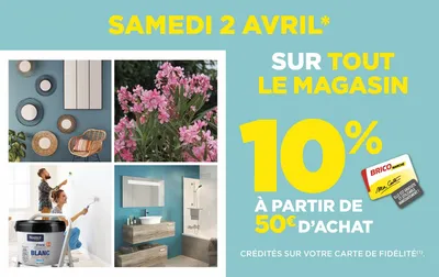 Opération carte de fidélité les 2 et 3 avril