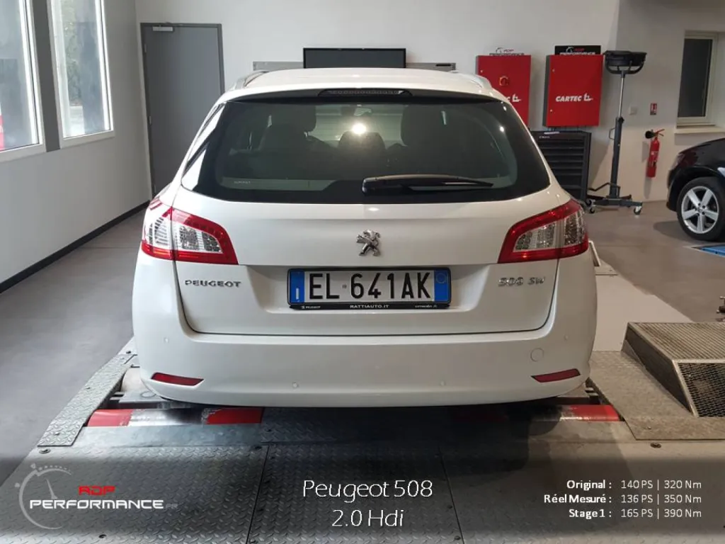 Reprogrammation moteur Peugeot 508 2.0 Hdi 140 cv