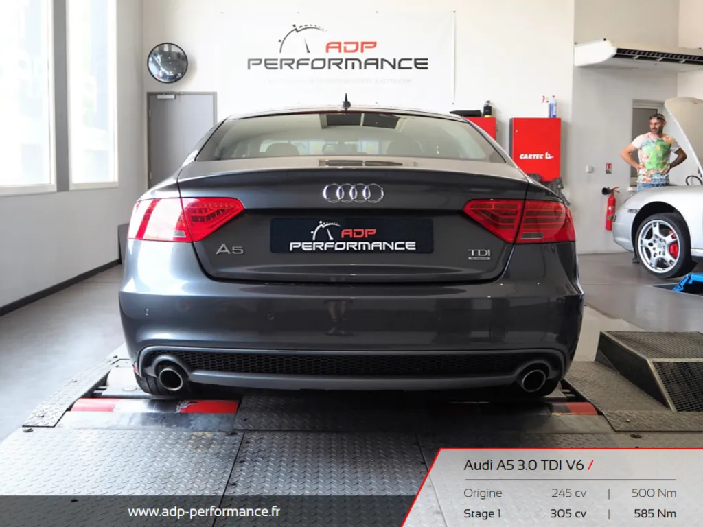 Reprogrammation moteur Aubagne - Audi A5 Mk2 3.0 TDI V6 245 - ADP Performance