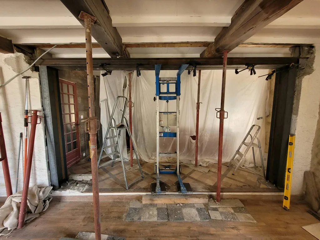 Ouverture d'un mur porteur pour un client particulier à Mérignac en Gironde