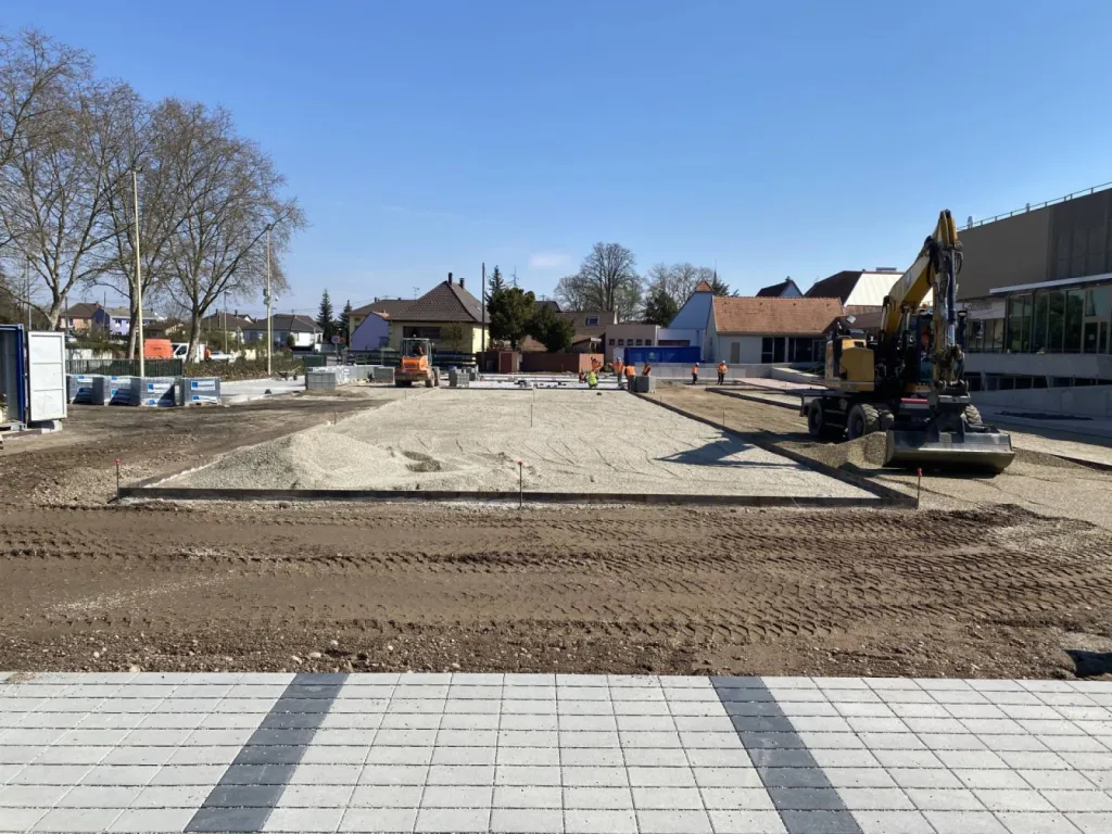 Comment faire un parking en pavé à Holtzheim, près de Strasbourg CLK 