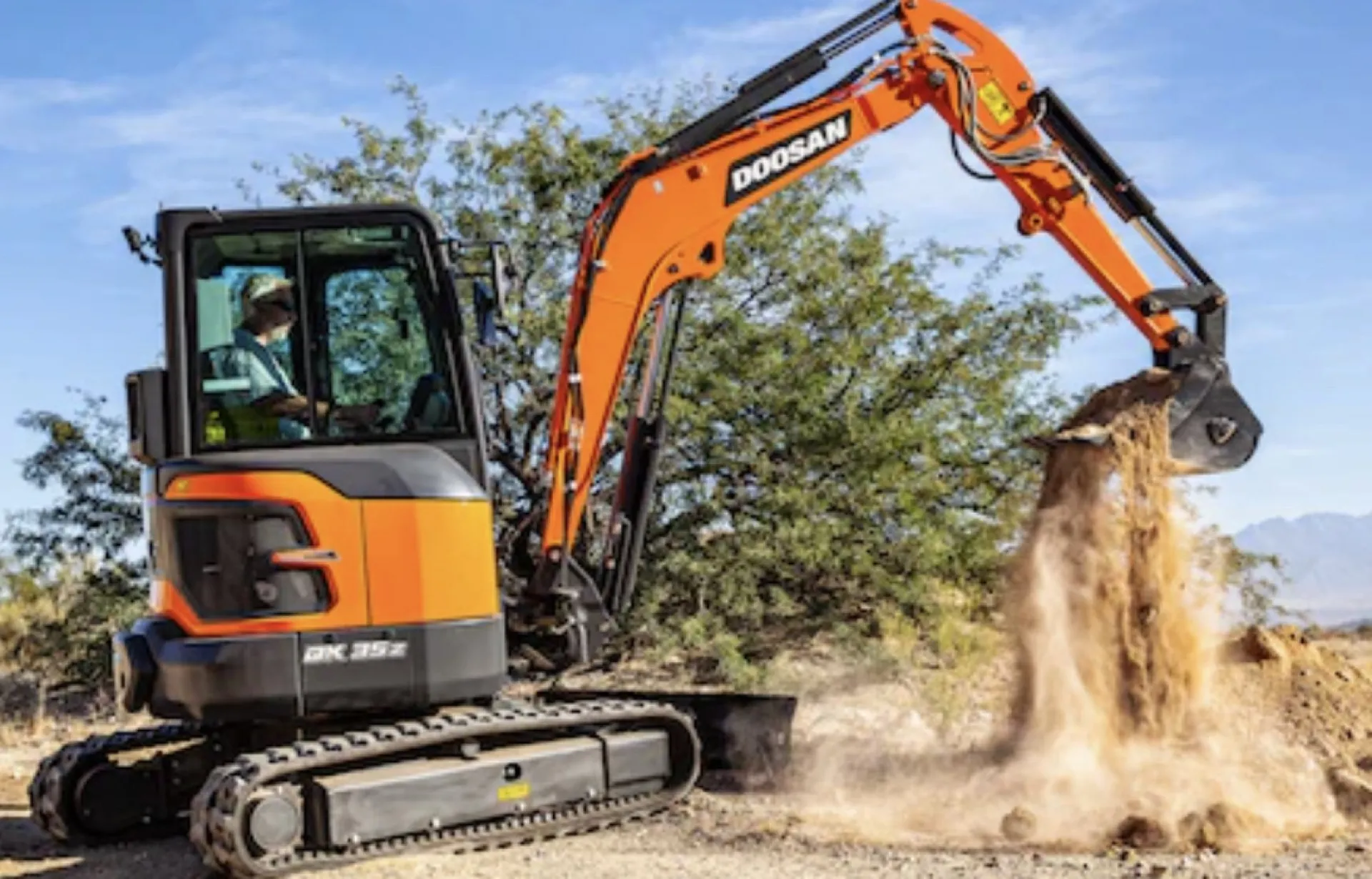 Location pelle avec chauffeur