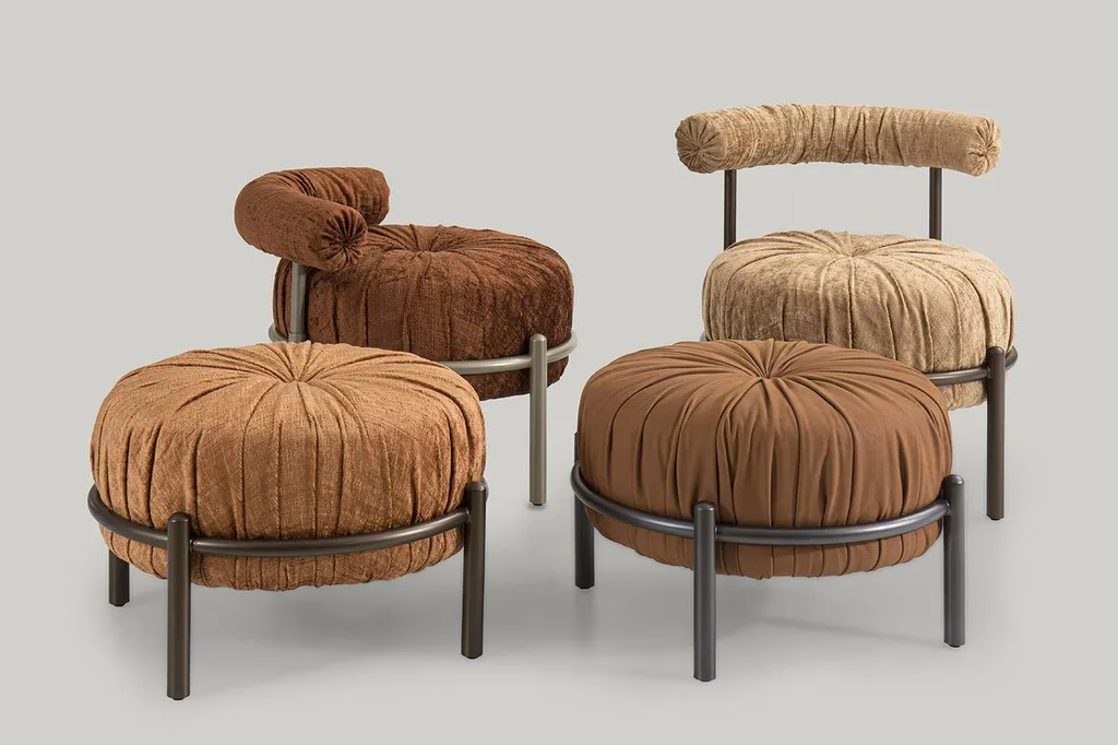 Petit fauteuil en tissu italien à Hyères près de Toulon