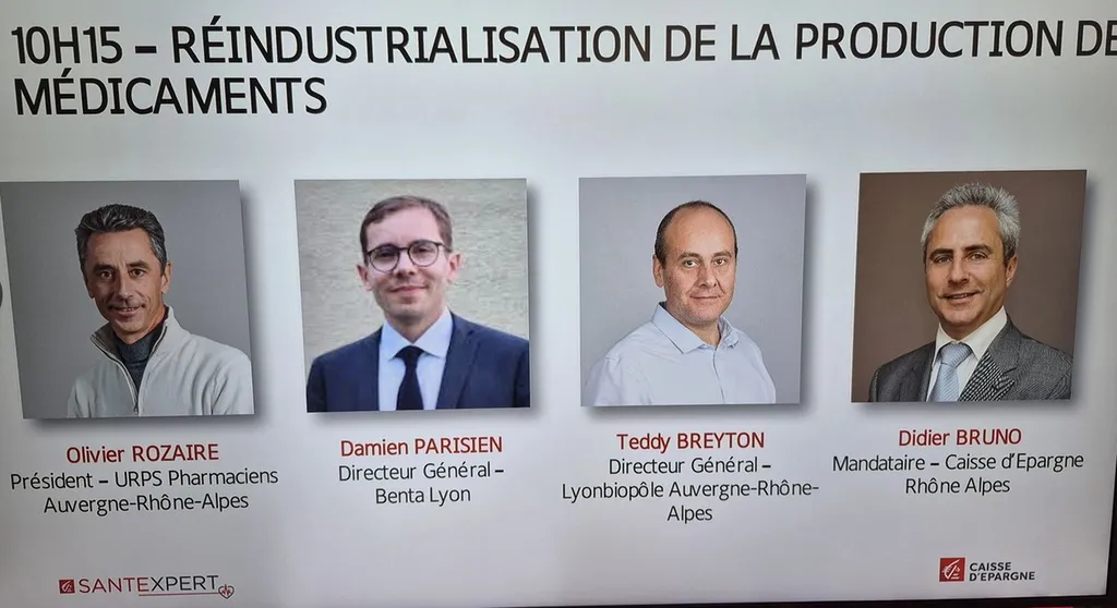 Benta Lyon à SantExpo 2025 : réindustrialisation pharmaceutique en débat