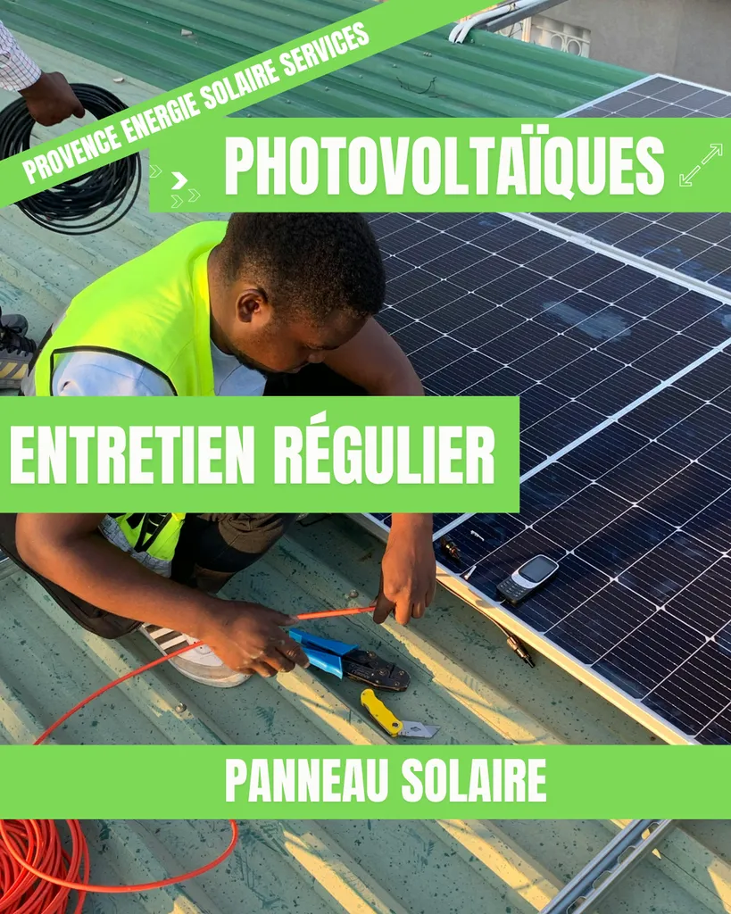 PESS vous réalise l'entretien régulier de vos panneaux solaires pour une meilleur longévité