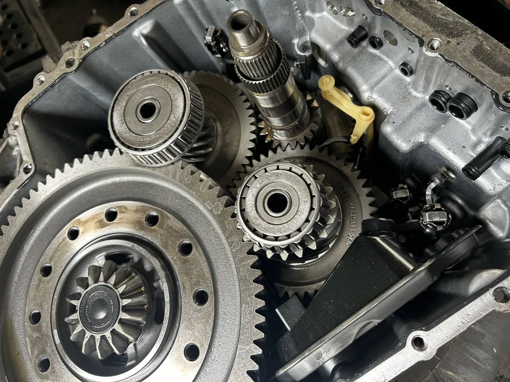 Changement de pignon différentiel d'une boîte automatique d'une Volkswagen T6