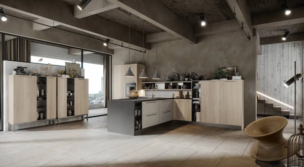 Cuisine italienne design unique Bandol