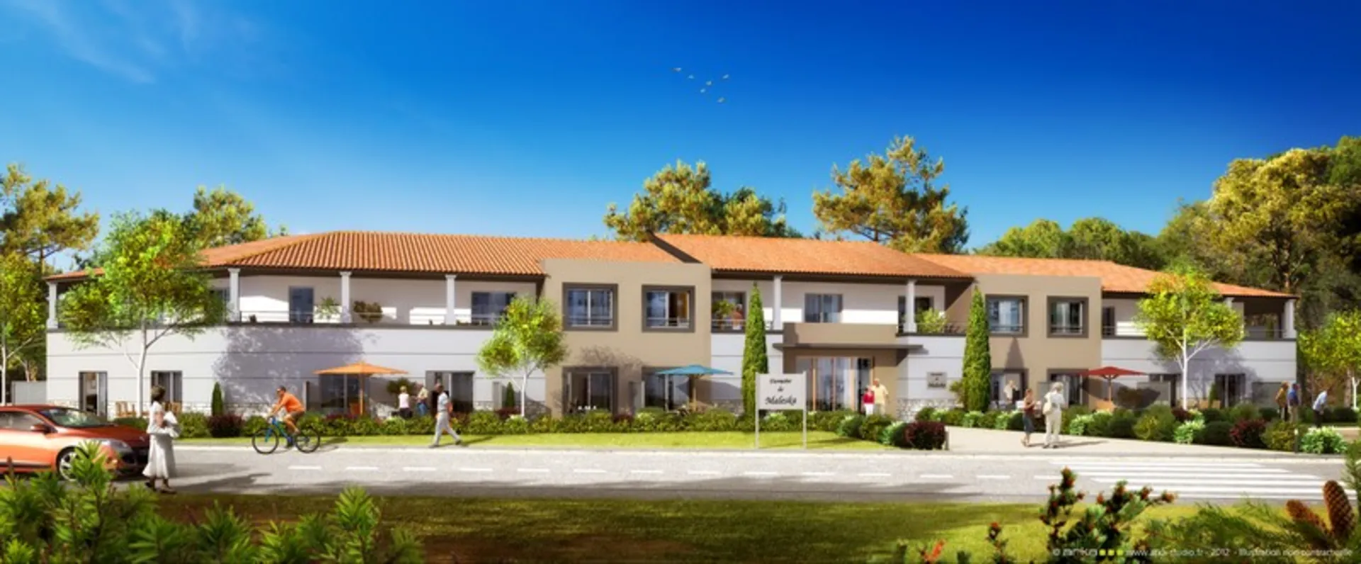 Espace collectif vue exterieur