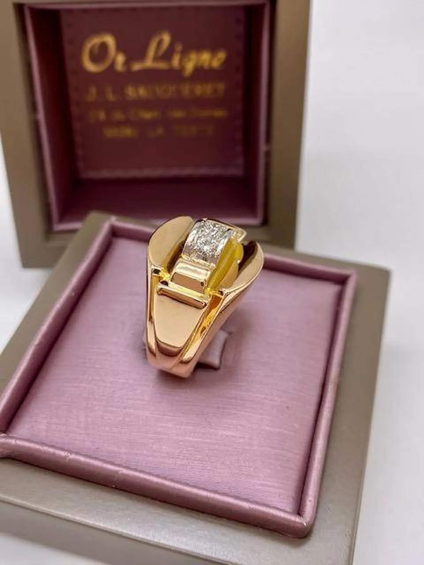 Ou trouver une belle bague vintage tank à prix occasion? Chez Or Ligne à La Teste de Buch près de Biganos