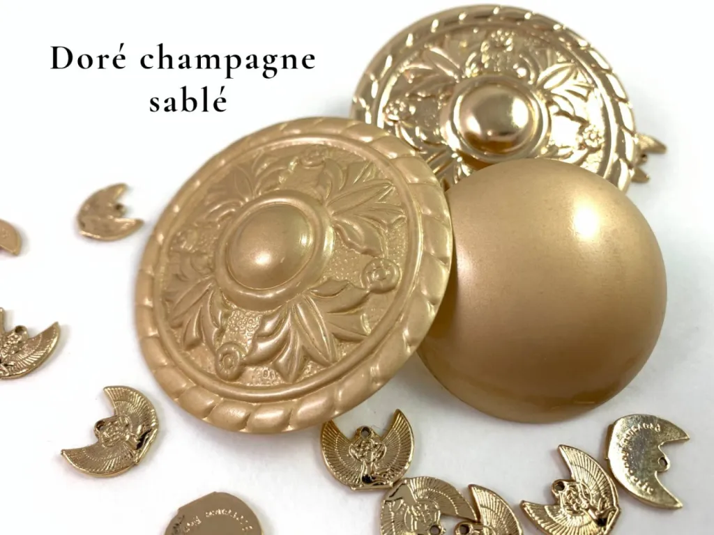 Doré champagne sablé