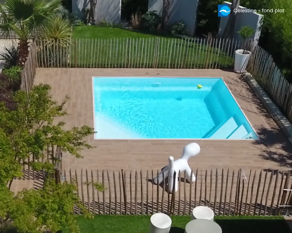 piscine vue biais