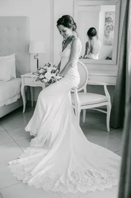 cérémonie de mariage à santorin