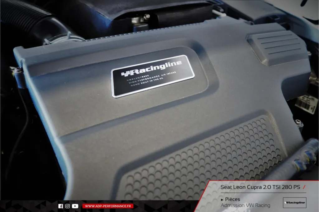 Reprogrammation moteur admission VW Racing Seat Leon Cupra 2.0 TFSI 280cv - ADP Performance
