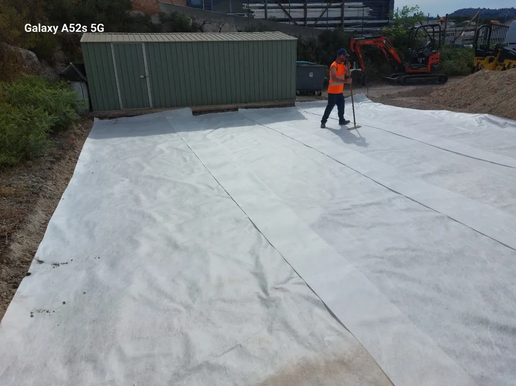 création d'un plateau extérieur pour salle de crossfit à Carnoux dans les Bouches-du-Rhône 