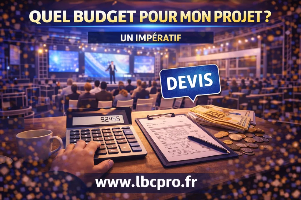 Pourquoi me demande t-on le budget pour mon évènement ?