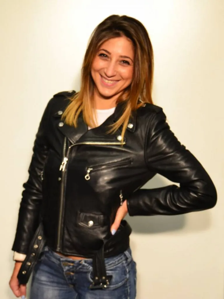 perfecto cuir noir Schott femmeavec ou sans ceinture