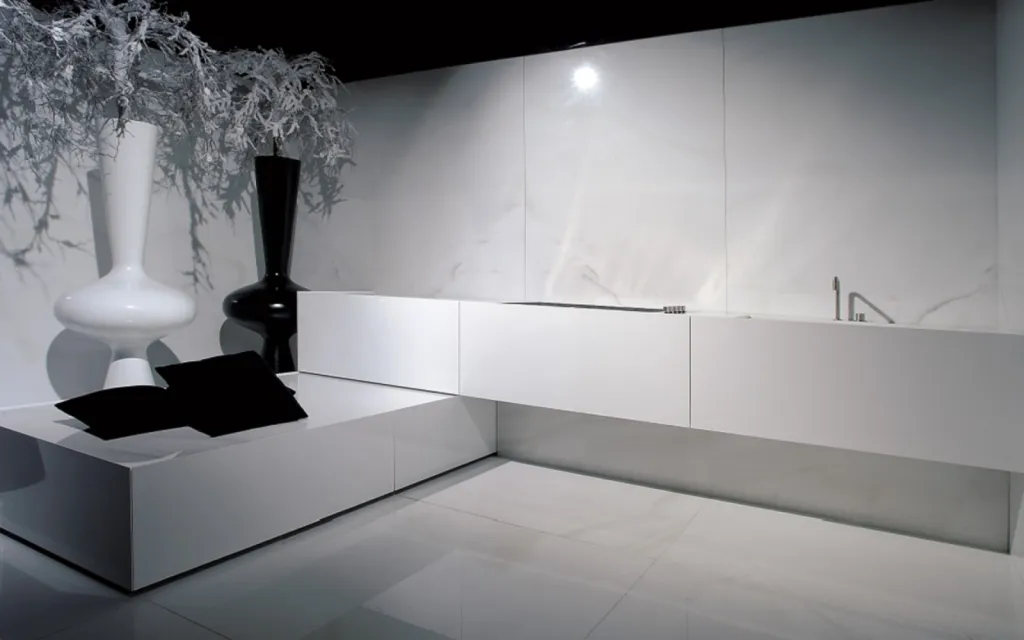 Marbre blanc Lasa Vena Oro