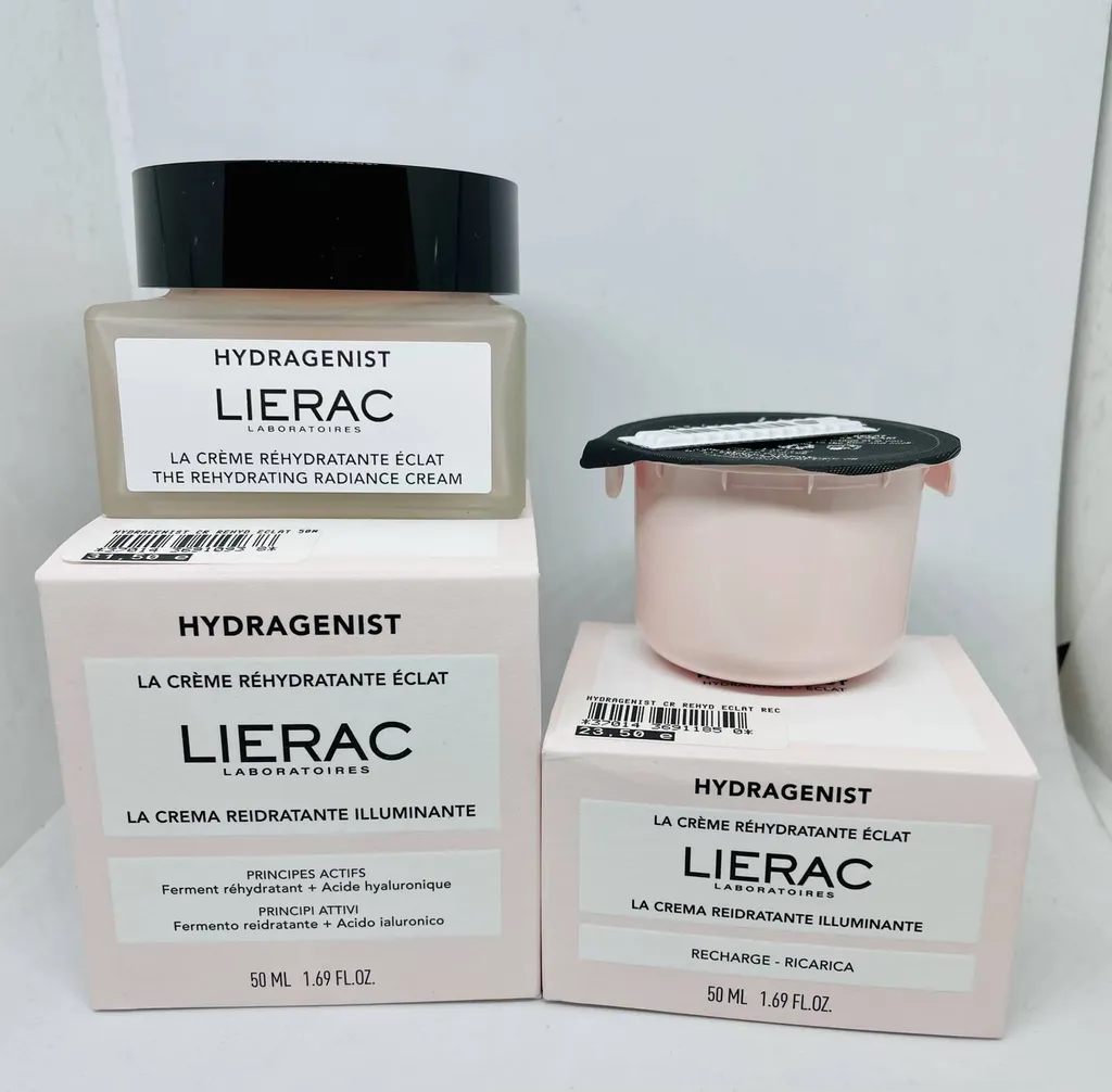 HYDRAGENIST lierac crème hydratante et recharge en pharmacie