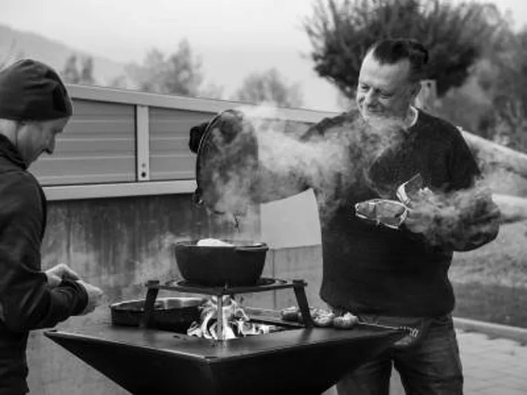 Brasero pour cuisiner entre amis