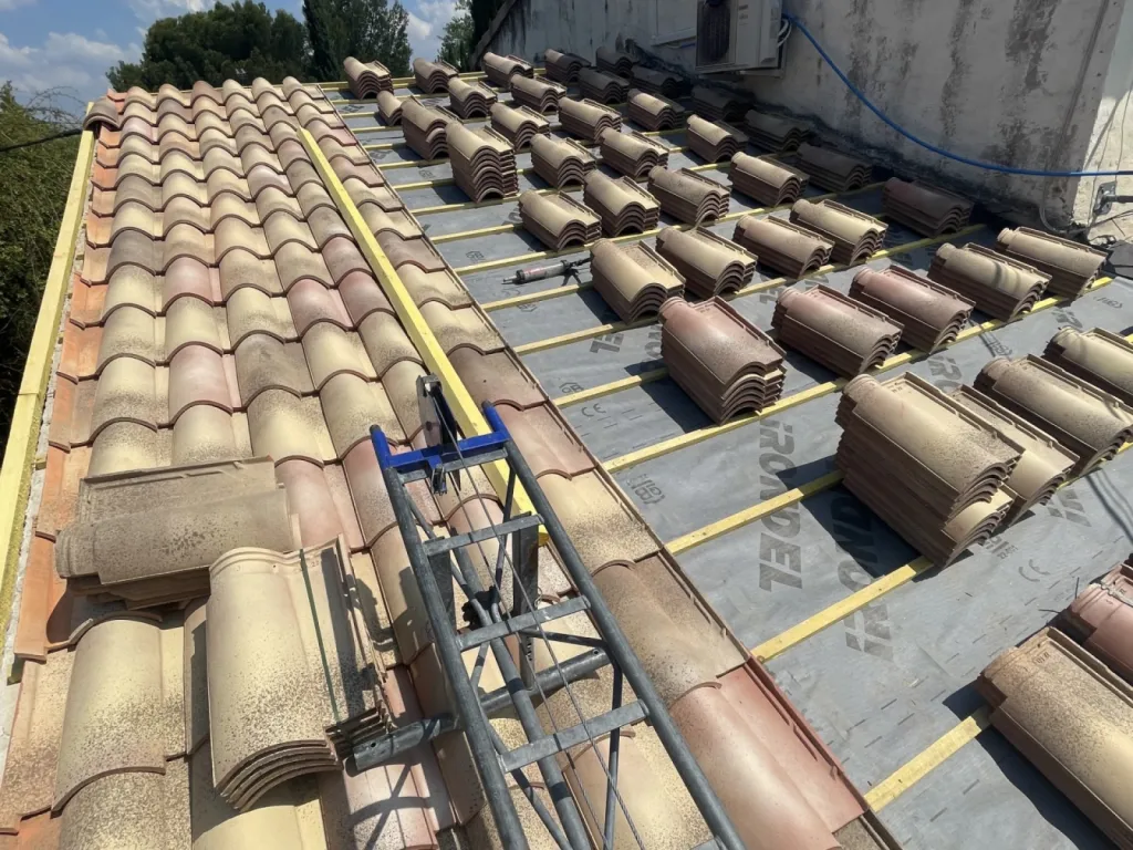 Remplacement d’une toiture de maison sur Martigues près de Marignane