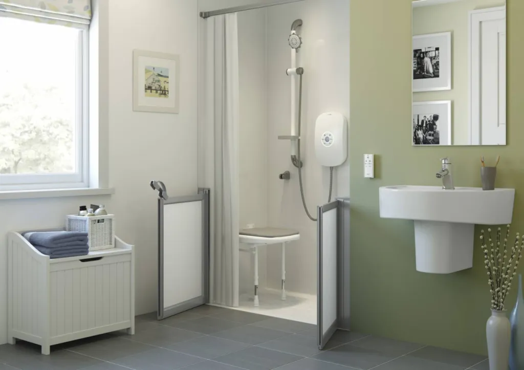 Remplacement baignoire par douche sécurisée senior