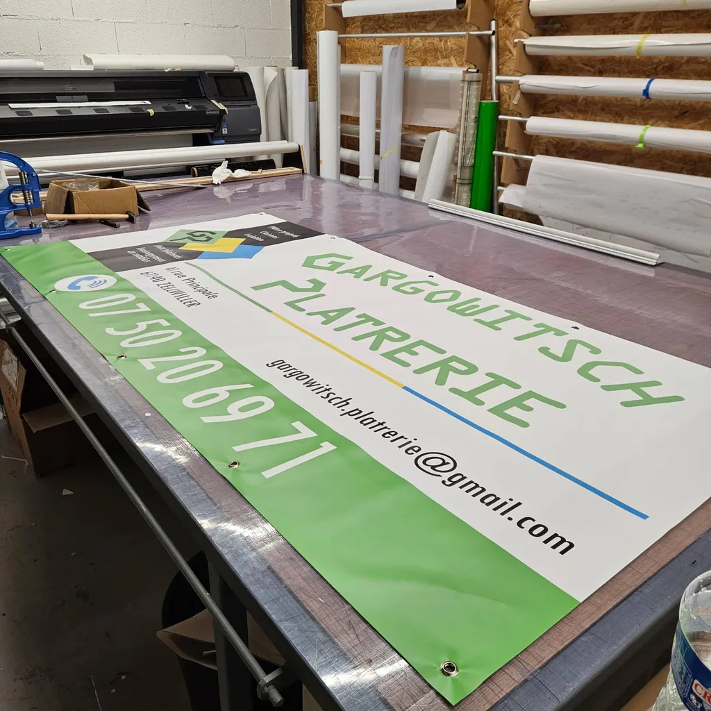 Impression de bâches publicitaires pour entreprises à Illkirch proche de Strasbourg
