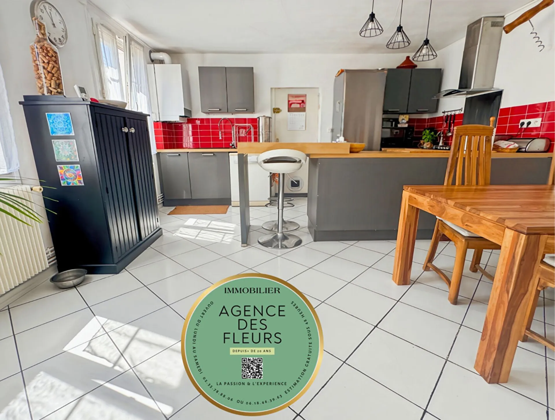 A vendre maison avec jardin sur la commune de CAUDEBEC LES ELBEUF 76320