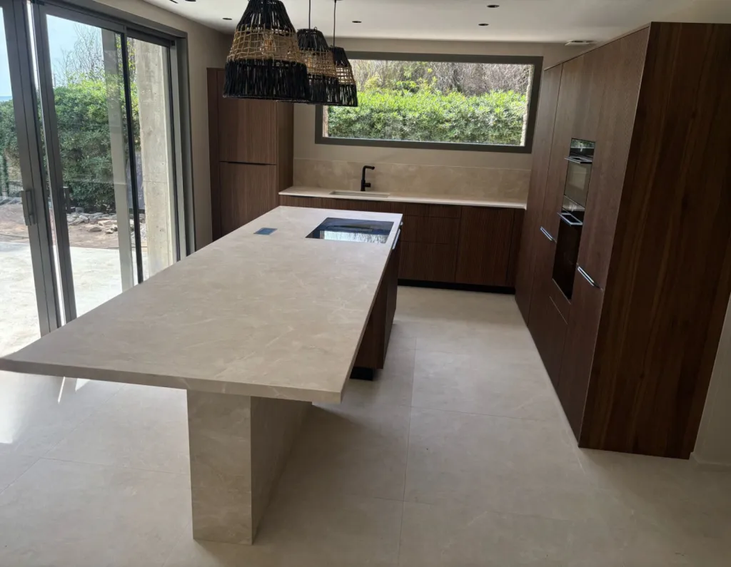 cuisine en céramique Diamond Cream Laminam