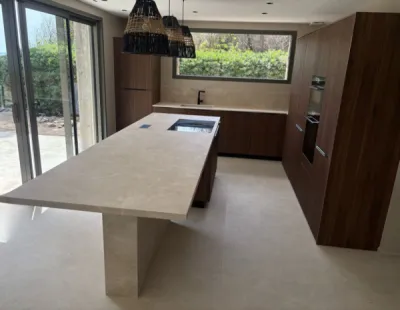 cuisine en céramique Diamond Cream Laminam