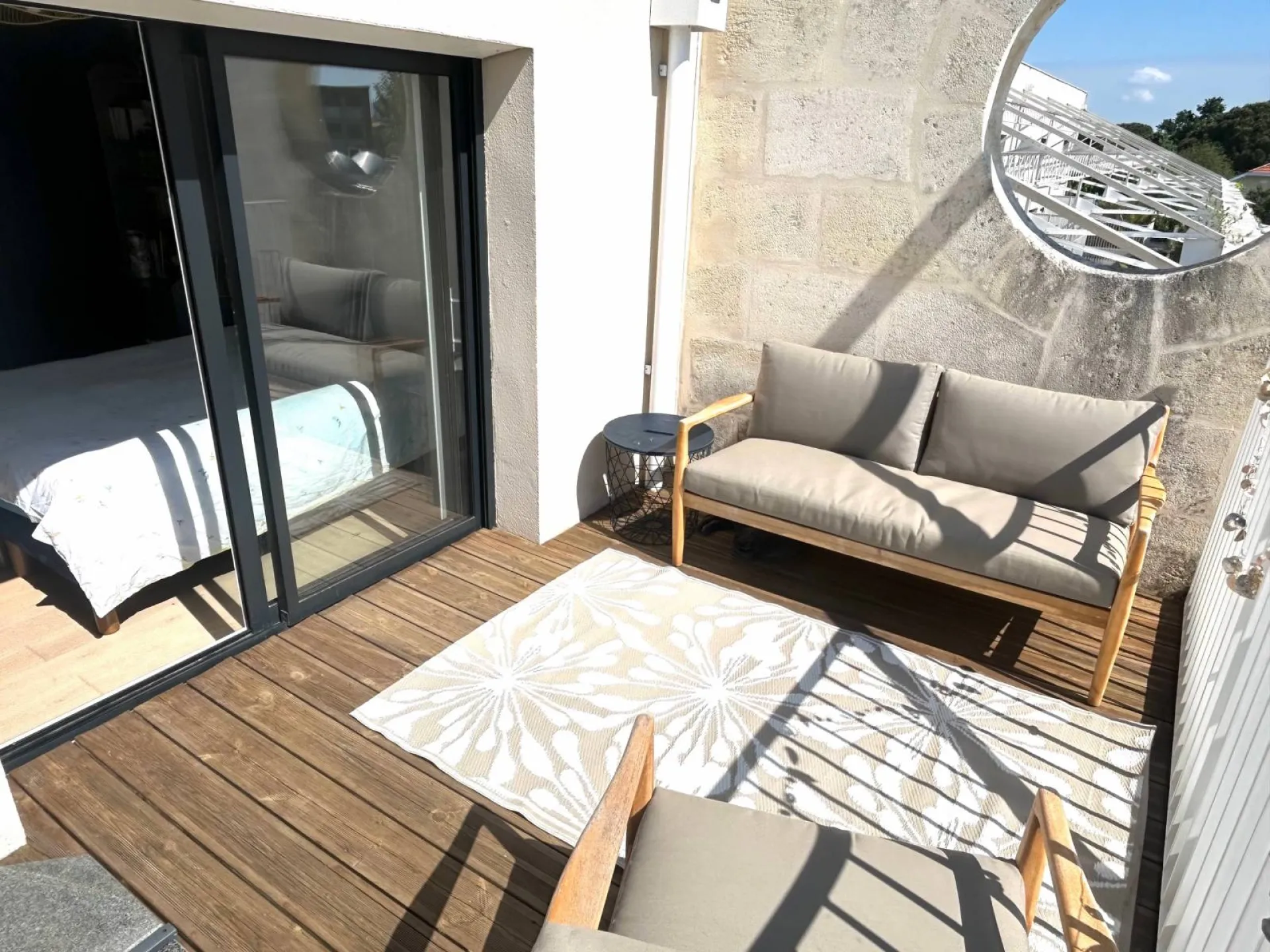 Beau T4 avec terrasses dans résidence de standing Bordeaux Caudéran  