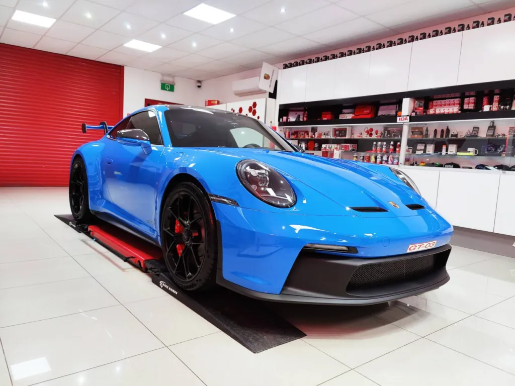 PORSCHE 911 992 GT3 - Film de protection XPEL Complet à Bruxelles
