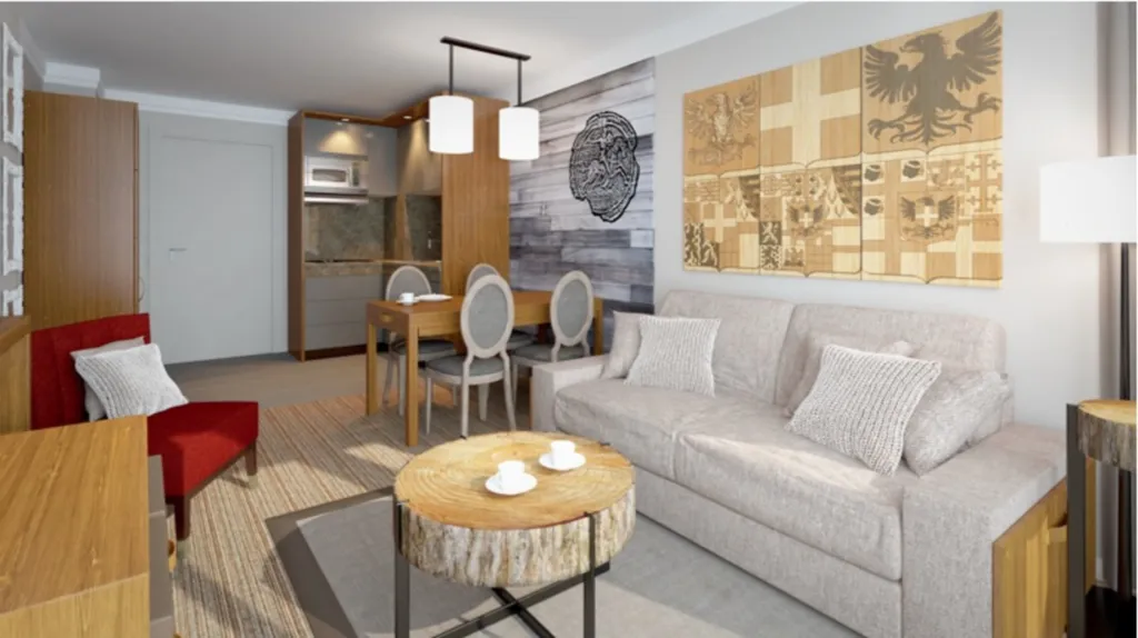 les appartements sont entièrement meublés