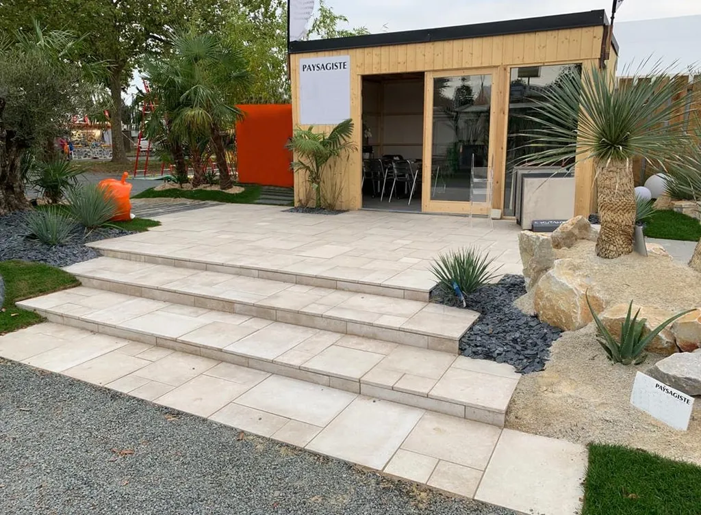 Marches et escaliers extérieurs 100% pierre naturelle