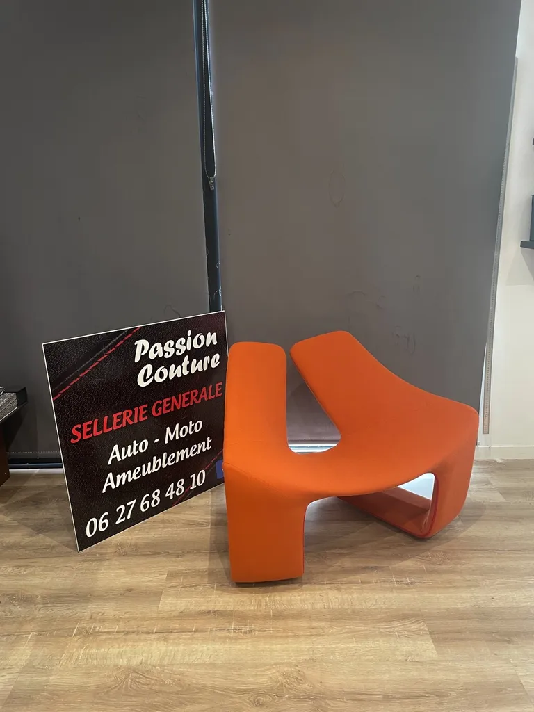 Rénovation d’un fauteuil design proche de Bordeaux