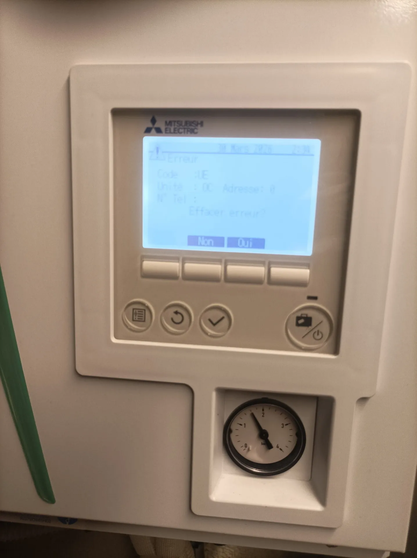 Entretien d’une pompe à chaleur air/eau Mitsubishi Ecodan à Dammartin-en-Goële