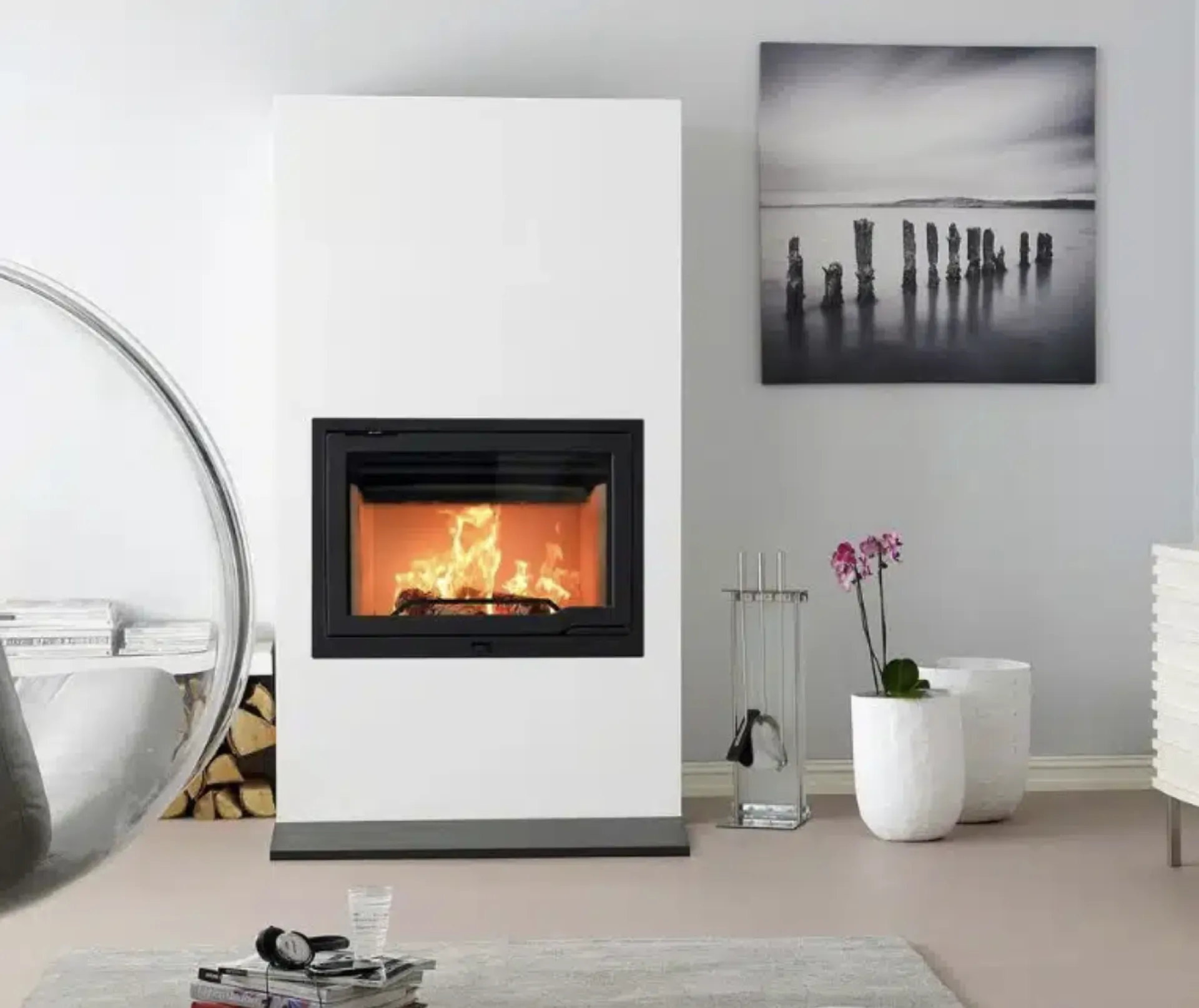 Focus sur l’insert de cheminée flamme verte