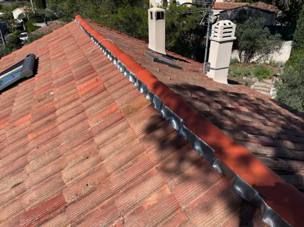 Réparation de toiture sur Faîtage à Martigues 13500