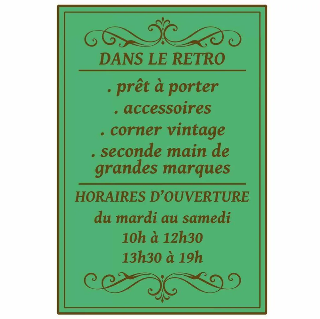 Friperie Martigues centre-ville quartier Jonquières Dans le rétro