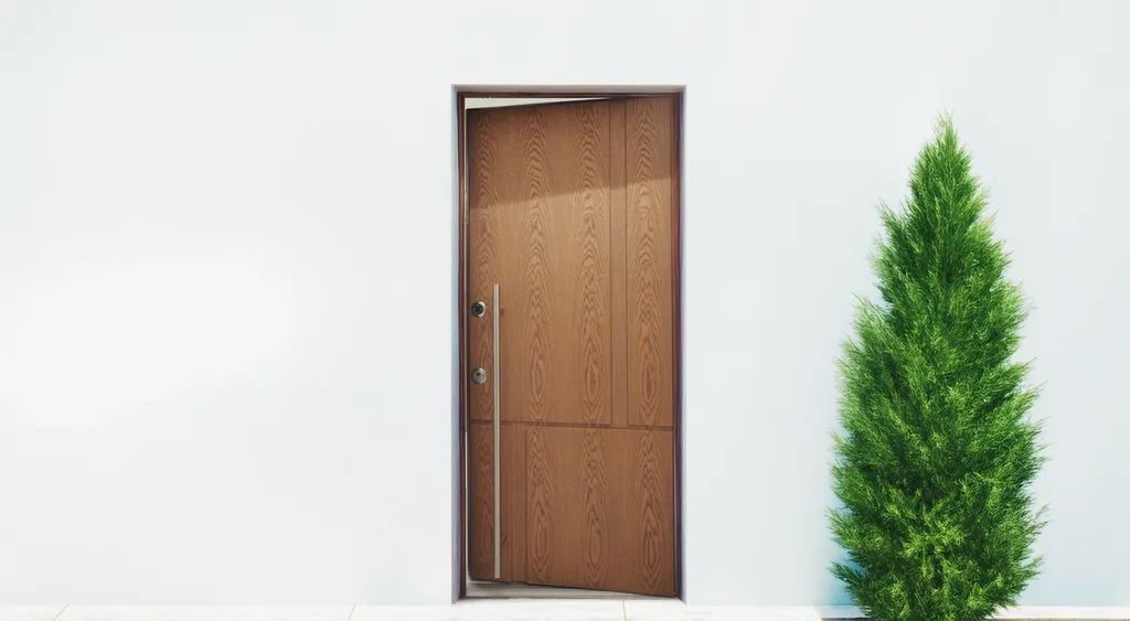 Pose de porte d'entrée blindée Silvelox Perseo 3T à Ajaccio et en Corse-du-Sud : charnière invisible brevetée, ouverture à 135 degrés, triple feuillure Secur Therm et classe 4 anti-effraction