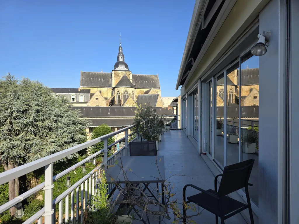 appartement avec terrasse plein sud vue cathédrale