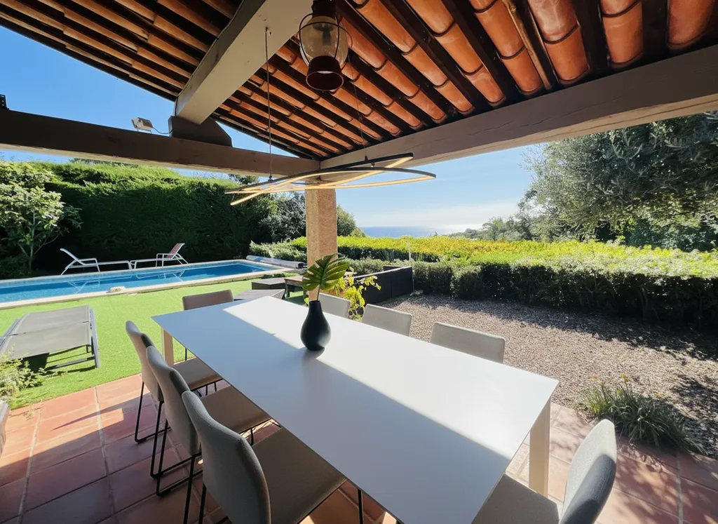 Villa vue mer spacieuse à Saint-Aygulf – 163 m² de confort et de lumière