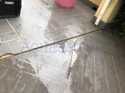 Recherche de fuite au niveau d'une terrasse dans une petite copropriété à TOULON dans le Var