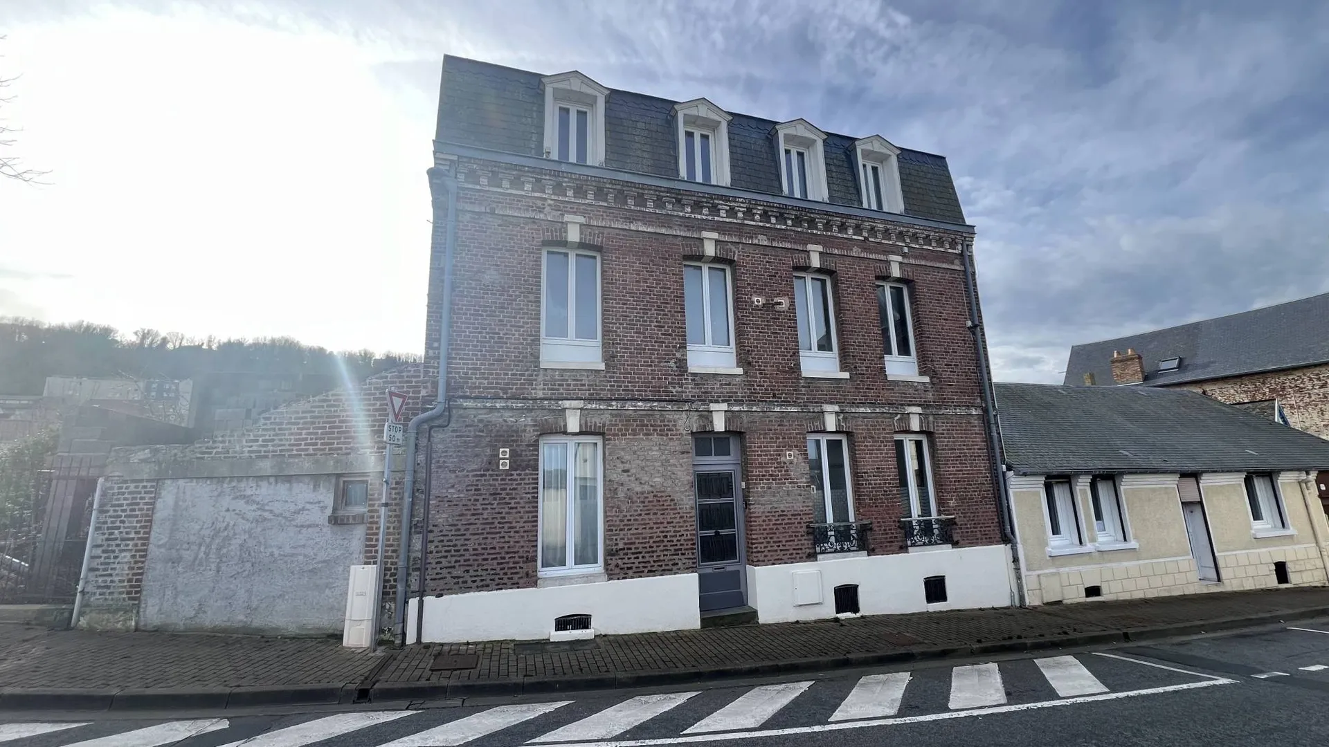 A vendre le Tréport 76470 appartement de 19.40 m², salon séjour, 1chambre, SDE