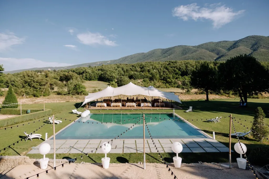 best venues in Luberon with marquee